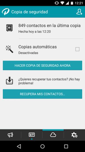 ‘Perpetuall’ sincroniza los contactos de un teléfono Android ‘Perpetuall’ sincroniza los contactos de un teléfono Android
