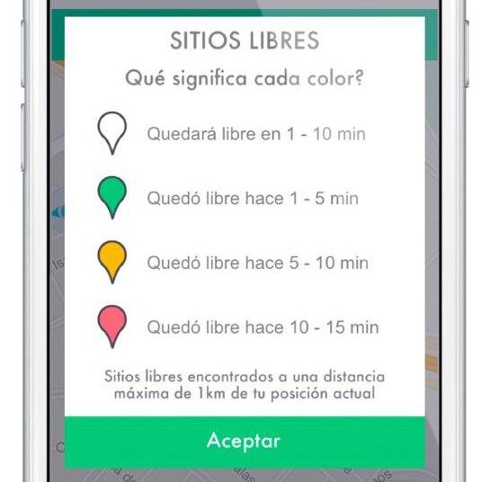 La app ‘Wazypark’ avisa al usuario si hay sitio libre cerca gracias a los datos colaborativos La app ‘Wazypark’ avisa al usuario si hay sitio libre cerca gracias a los datos colaborativos
