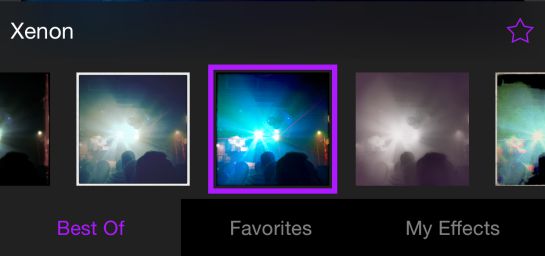 Los efectos de ‘Flare Effects’ están accesibles desde la propia app de cámara Los efectos de ‘Flare Effects’ están accesibles desde la propia app de cámara
