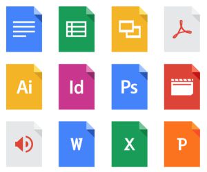 Formatos soportados por Google Drive Formatos soportados por Google Drive