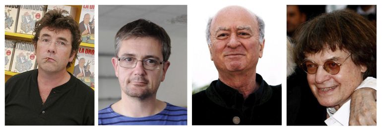 El caricaturista galo Bernard Verlhac 'Tignous'; el director de 'Charlie Hebdo', Stéphane Charbonnier 'Charb'; el caricaturista francés Georges Wolinski y el también caricaturista Cabu. Según varias informaciones, los cuatro dibujantes figuran entre los 12 muertos del ataque El caricaturista galo Bernard Verlhac 'Tignous'; el director de 'Charlie Hebdo', Stéphane Charbonnier 'Charb'; el caricaturista francés Georges Wolinski y el también caricaturista Cabu. Según varias informaciones, los cuatro dibujantes figuran entre los 12 muertos del ataque