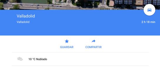 ‘Google Maps’ permite ver ahora el tiempo de las ciudades ‘Google Maps’ permite ver ahora el tiempo de las ciudades
