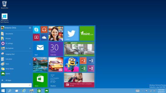 Así será el escritorio de Windows 10 Así será el escritorio de Windows 10