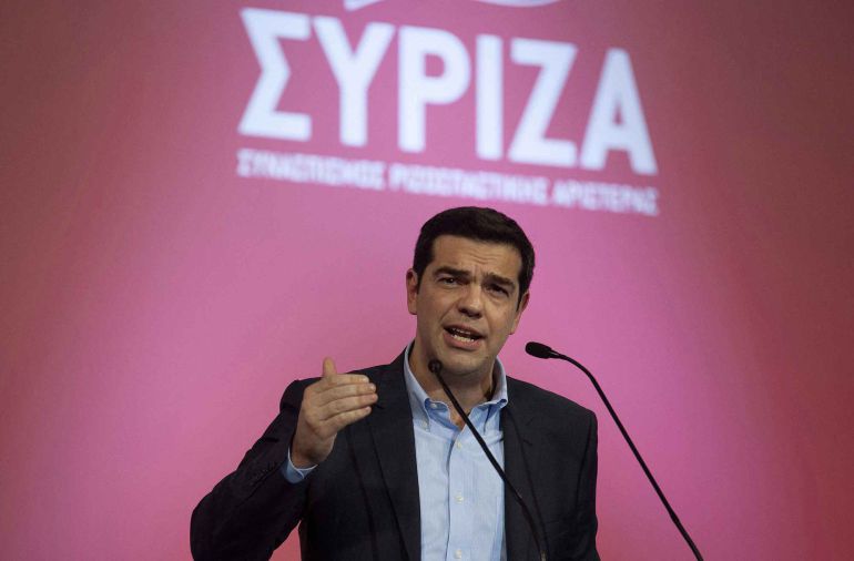 Alexis Tsipras, líder de Syriza. Alexis Tsipras, líder de Syriza.