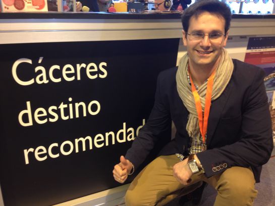 Miguel Ángel Gil: actividad frenética en Fitur. Miguel Ángel Gil: actividad frenética en Fitur.