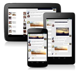 Google Hangouts en distintos dispositivos Android Google Hangouts en distintos dispositivos Android