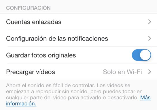 Opciones de visualización de vídeos en Instagram Opciones de visualización de vídeos en Instagram