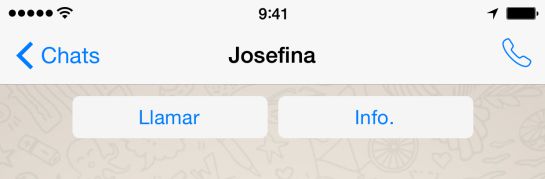 WhatsApp ha añadido un botón de llamar a la ventana de conversación WhatsApp ha añadido un botón de llamar a la ventana de conversación