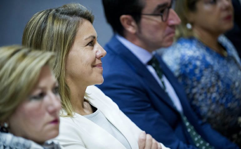 La secretaria general del PP, María Dolores de Cospedal, en los Juzgados de Toledo para declarar en el juicio con Bárcenas La secretaria general del PP, María Dolores de Cospedal, en los Juzgados de Toledo para declarar en el juicio con Bárcenas