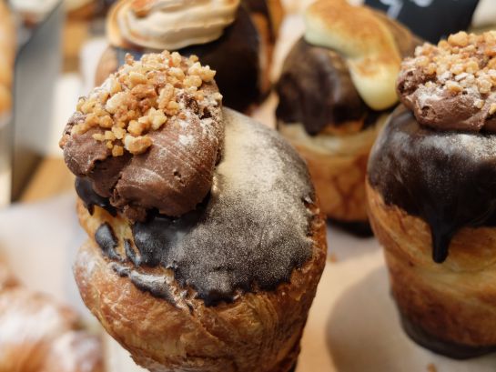 Los 'cruffins': mitad cruasán, mitad 'muffin'. Los 'cruffins': mitad cruasán, mitad 'muffin'.