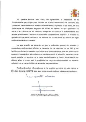El Jefe de la Armada protesta ante Defensa por los recortes sanitarios El Jefe de la Armada protesta ante Defensa por los recortes sanitarios