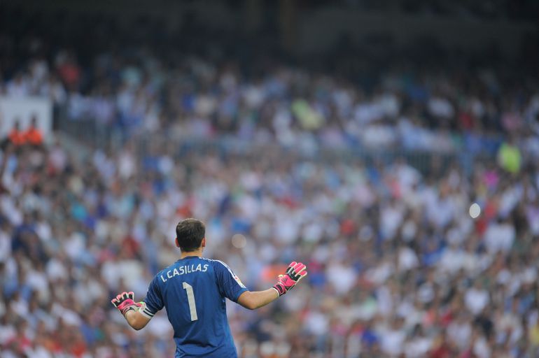 Casillas, en el Santiago Bernabéu Casillas, en el Santiago Bernabéu