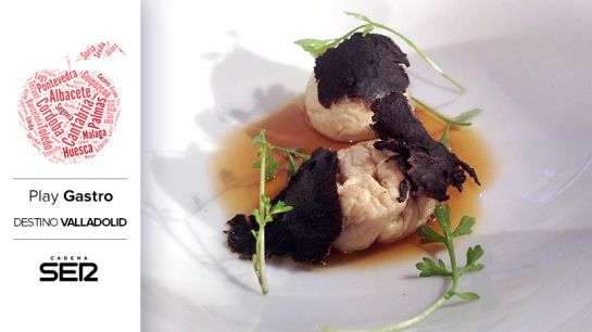Castaña de foie con trufa negra Castaña de foie con trufa negra