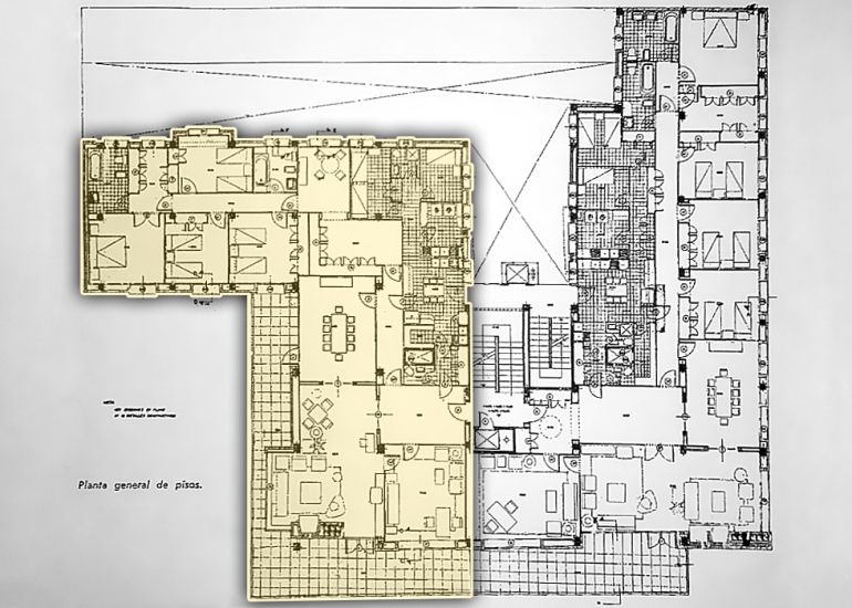 Plano general de la nueva vivienda del cardenal Rouco Varela Plano general de la nueva vivienda del cardenal Rouco Varela