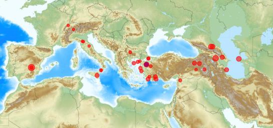 Mapa de movimientos sísmicos en las últimas 24 horas. El de Albacete, uno de los de mayor escala. Mapa de movimientos sísmicos en las últimas 24 horas. El de Albacete, uno de los de mayor escala.