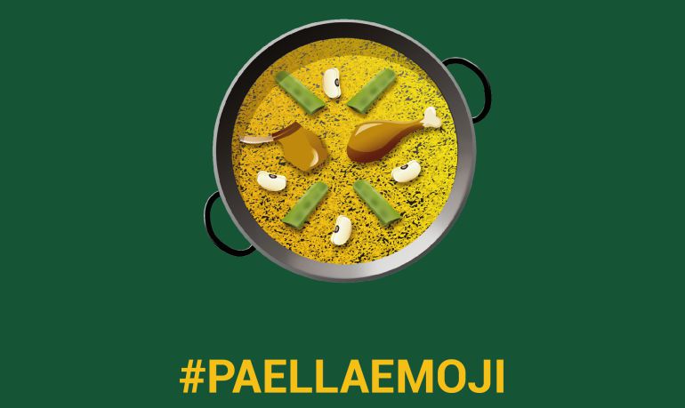 Imagen de la campaña #PaellaEmoji. Imagen de la campaña #PaellaEmoji.