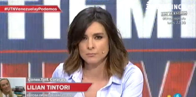 Sandra Barneda en un momento del debate Sandra Barneda en un momento del debate