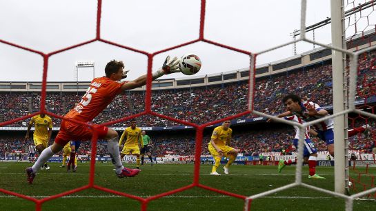 Tiago remata de cabeza para anotar el 2-0 del Atlético ante el Getafe Tiago remata de cabeza para anotar el 2-0 del Atlético ante el Getafe