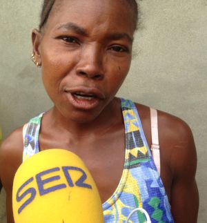 Mamina dice estar feliz porque esta viva, se curó del ebola que se llevo por delante a su marido , su hija y su suegra