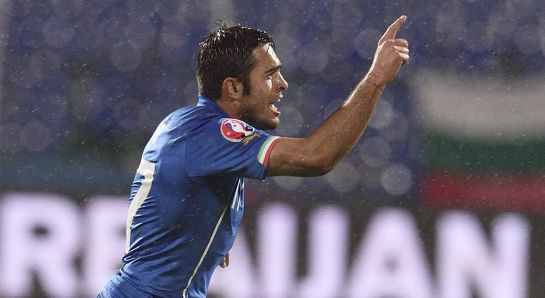 Eder celebra su gol con Italia Eder celebra su gol con Italia