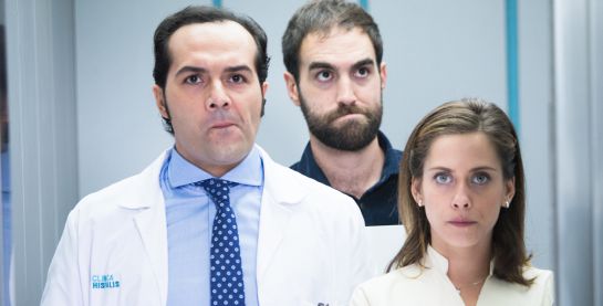 Jon Plazaola, María León y Alfonso Sánchez en 'Allí abajo' Jon Plazaola, María León y Alfonso Sánchez en 'Allí abajo'