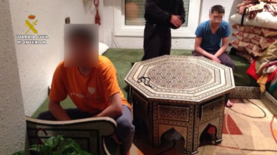 Los menores detenidos, en la casa Los menores detenidos, en la casa