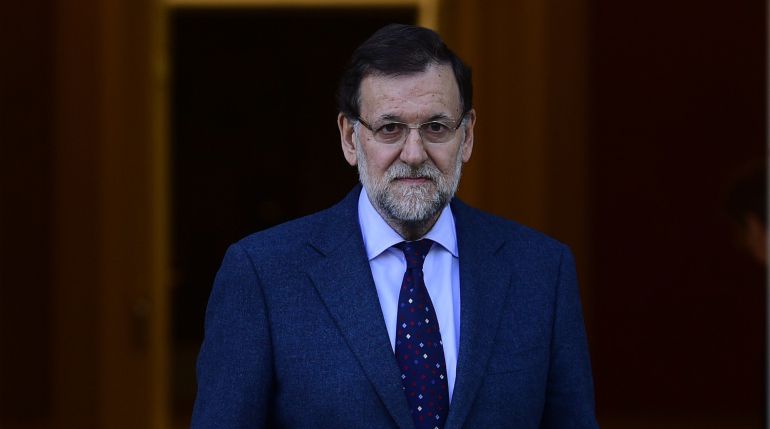 El presidente del Gobierno, Mariano Rajoy, en las puertas de la Moncloa El presidente del Gobierno, Mariano Rajoy, en las puertas de la Moncloa