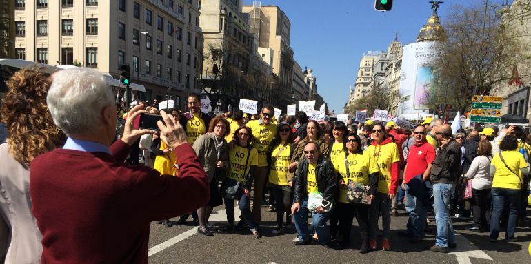 Los funcionarios del registro civil protestan contra la privatización Los funcionarios del registro civil protestan contra la privatización