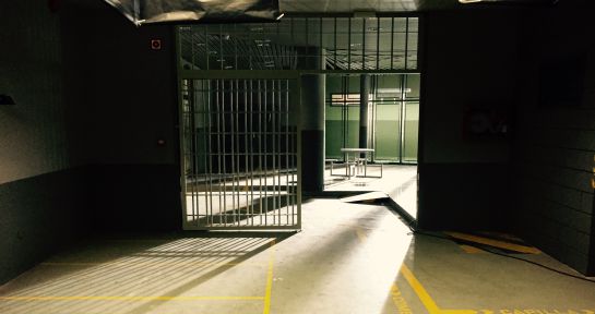 Dependencia de la prisión construida para el rodaje de 'Vis a vis' Dependencia de la prisión construida para el rodaje de 'Vis a vis'