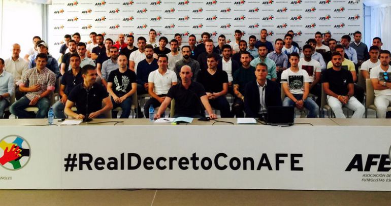 La directiva de la AFE ha explicado su posición sobre la huelga que plantean para el fútbol en la penúltima jornada de la Liga La directiva de la AFE ha explicado su posición sobre la huelga que plantean para el fútbol en la penúltima jornada de la Liga