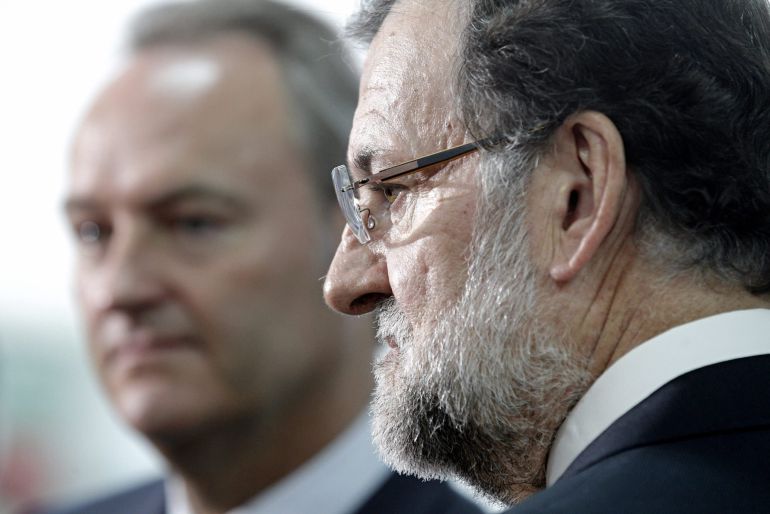 El presidente del Gobierno, Mariano Rajoy, acompañado por el presidente de la Generalitat Valenciana, Alberto Fabra El presidente del Gobierno, Mariano Rajoy, acompañado por el presidente de la Generalitat Valenciana, Alberto Fabra