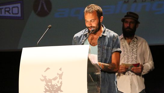 El Canijo de Jerez, recogiendo su premio El Canijo de Jerez, recogiendo su premio
