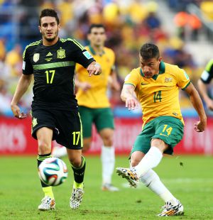 Koke fue titular ante Australia en al Mundial de Brasil. Koke fue titular ante Australia en al Mundial de Brasil.