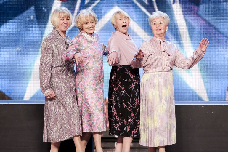 Actuación de The Cocooners en 'Britains got talent' Actuación de The Cocooners en 'Britains got talent'