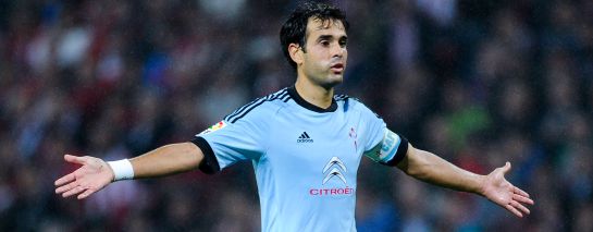 El jugador del Celta, durante un partido de la pasada temporada El jugador del Celta, durante un partido de la pasada temporada