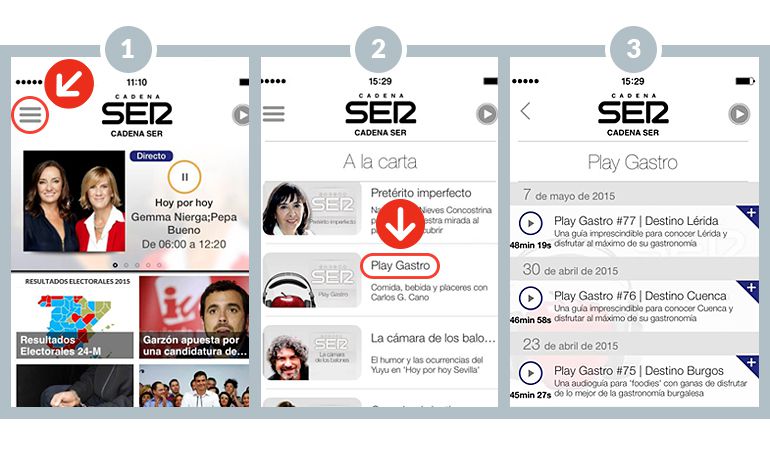 ESCUCHAR CADENA SER escuchar cadena ser: