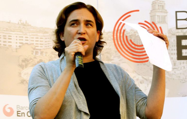 La ganadora de las elecciones en Barcelona, Ada Colau La ganadora de las elecciones en Barcelona, Ada Colau