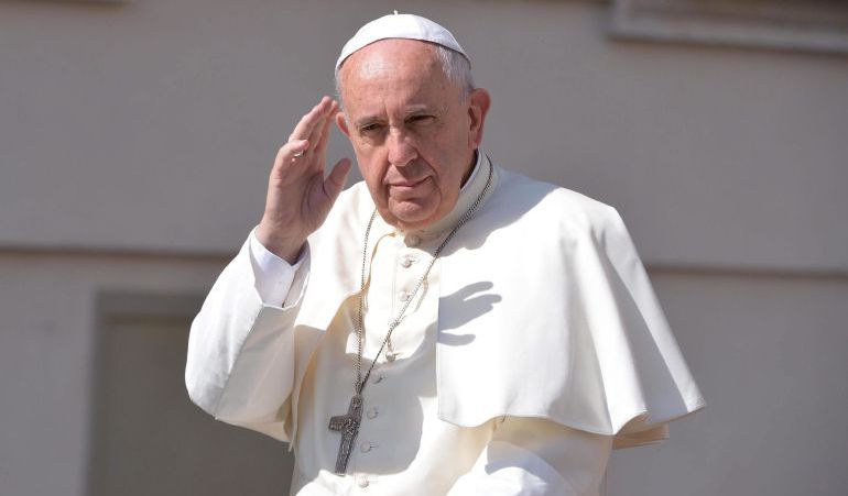 Imagen de archivo del papa Francisco. Imagen de archivo del papa Francisco.