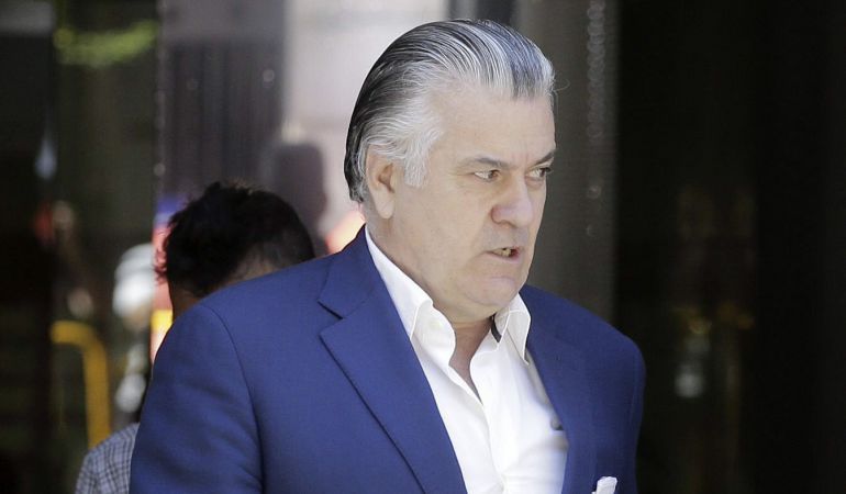 El extesorero del Partido Popular Luíz Bárcenas a su salida de la Audiencia Nacional. El extesorero del Partido Popular Luíz Bárcenas a su salida de la Audiencia Nacional.