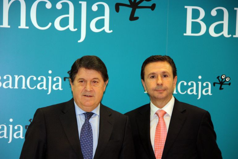 José Luis Olivas (d) y Aurelio Izquierdo, exdirector general de Bancaja José Luis Olivas (d) y Aurelio Izquierdo, exdirector general de Bancaja