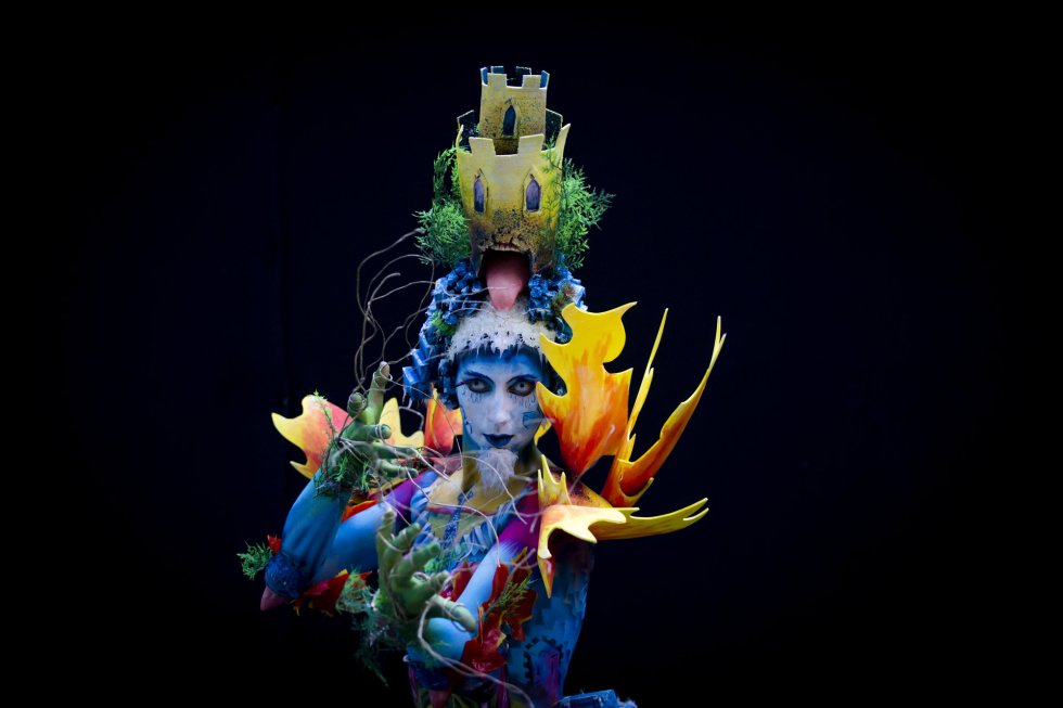 El Festival Mundial de Cuerpos pintados se celebró en Pörtschach, Austria. El Festival Mundial de Cuerpos pintados se celebró en Pörtschach, Austria.