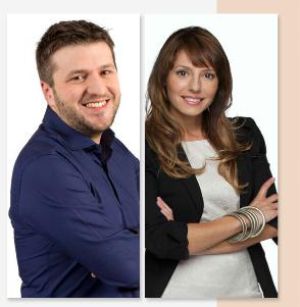 Aimar Bretos y MAcarena Berlín. Aimar Bretos y MAcarena Berlín.