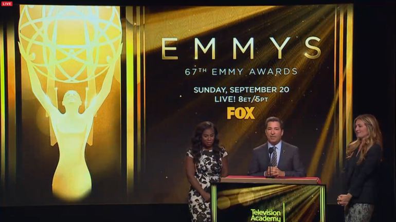 La actriz Uzo Aduba de 'Orange is the New Black' y la presentadora de 'So You Think You Can Dance', Cat Deeley, han anunciado las candidaturas a los premios Emmy 2015 La actriz Uzo Aduba de 'Orange is the New Black' y la presentadora de 'So You Think You Can Dance', Cat Deeley, han anunciado las candidaturas a los premios Emmy 2015