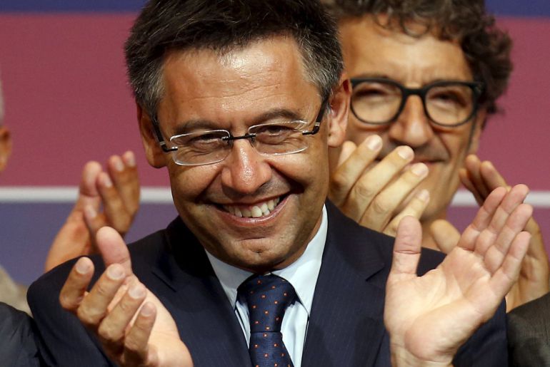 Bartomeu celebra su victoria Bartomeu celebra su victoria