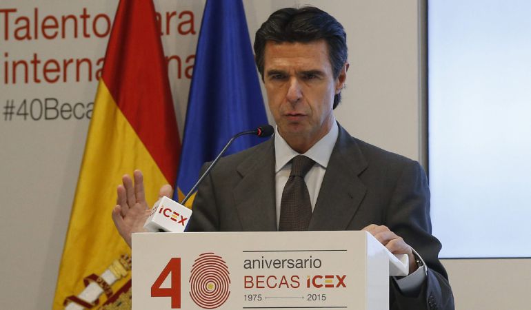 El ministro de Industria, José Manuel Soria, durante su intervención en el acto de celebración del 40º aniversario de las Becas de Internacionalización Empresarial ICEX en Madrid El ministro de Industria, José Manuel Soria, durante su intervención en el acto de celebración del 40º aniversario de las Becas de Internacionalización Empresarial ICEX en Madrid