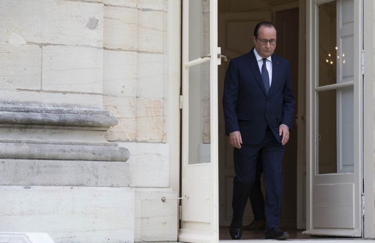 El presidente de la República francesa, François Hollande. El presidente de la República francesa, François Hollande.