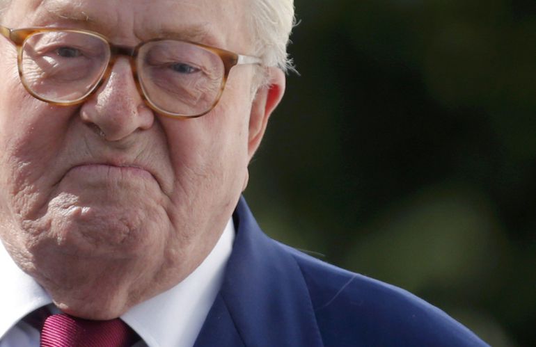 Jean-Marie Le Pen, en una fotografía de archivo. Jean-Marie Le Pen, en una fotografía de archivo.