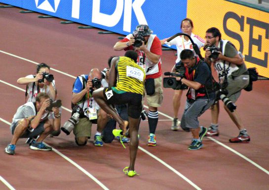 Usain Bolt, a Justin Gatlin: “Nadie habla así de mis 200 metros” Usain Bolt, a Justin Gatlin: “Nadie habla así de mis 200 metros”