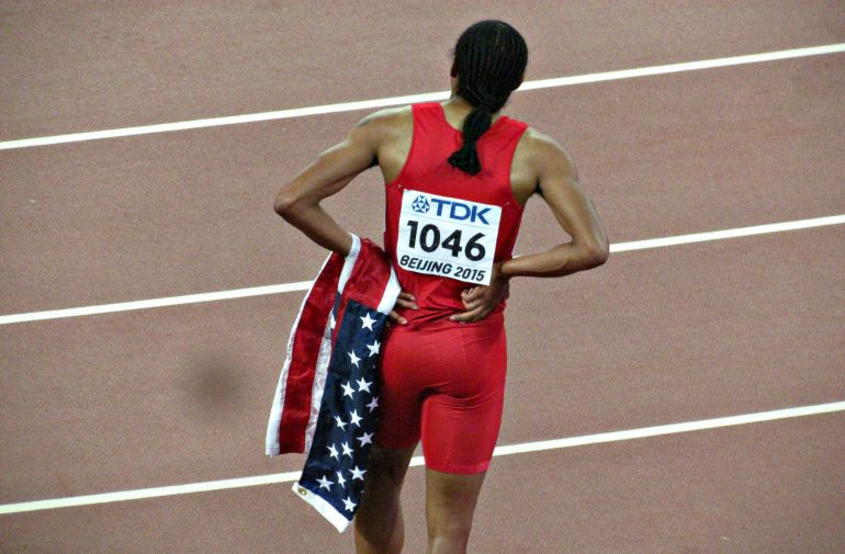 Aries Merrit ha conseguido la medalla de bronce en el mundial Aries Merrit ha conseguido la medalla de bronce en el mundial