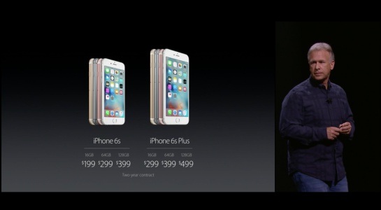 Los precios del nuevo iPhone 6S y el iPhone 6S Plus en Estados Unidos Los precios del nuevo iPhone 6S y el iPhone 6S Plus en Estados Unidos